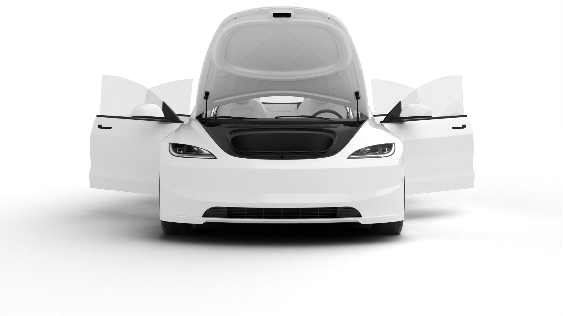 Tesla Model 3 2024 HQ 3d model 3D model_4