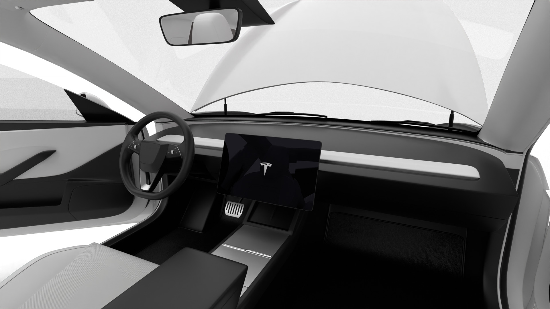 Tesla Model 3 2024 HQ 3d model 3D model_20