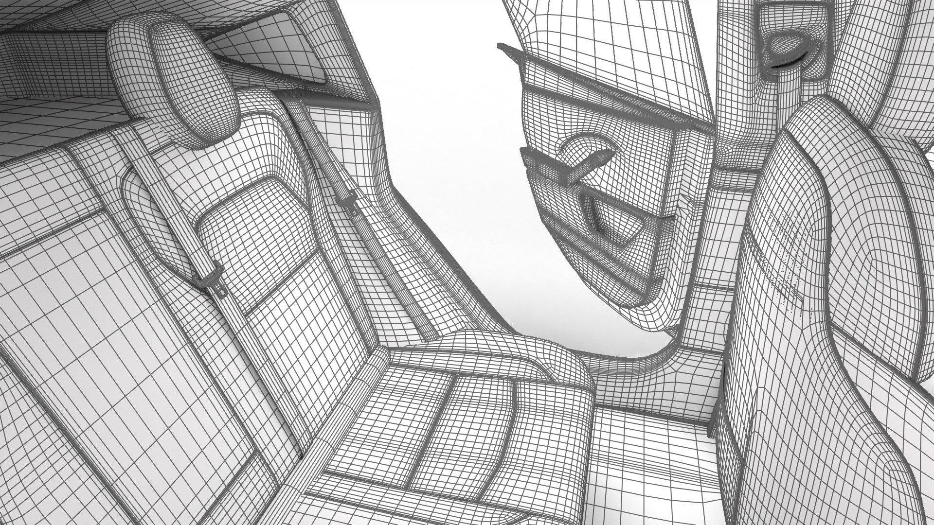 Tesla Model 3 2024 HQ 3d model 3D model_44