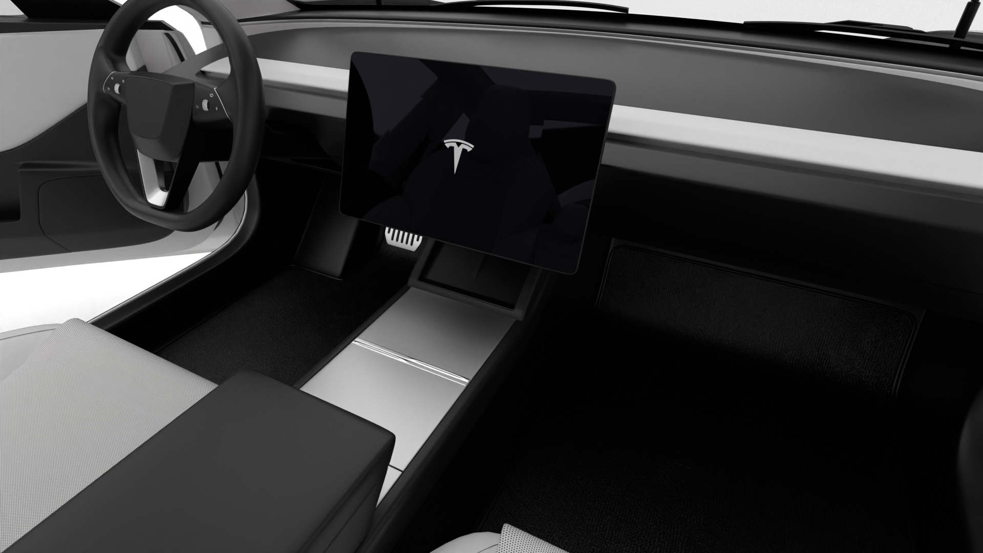 Tesla Model 3 2024 HQ 3d model 3D model_25