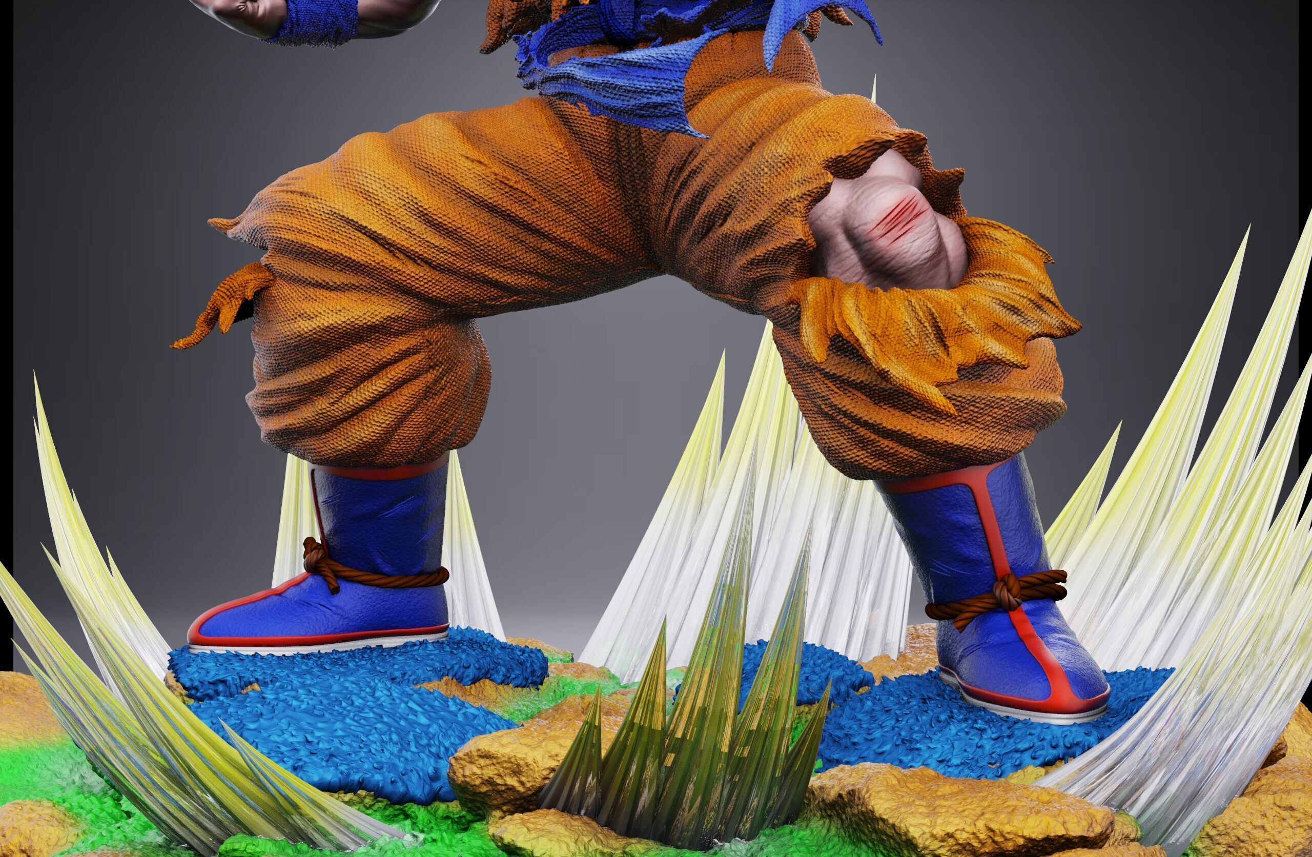 GOKU SSJ1 NAMEK SAGA 3D print model_8