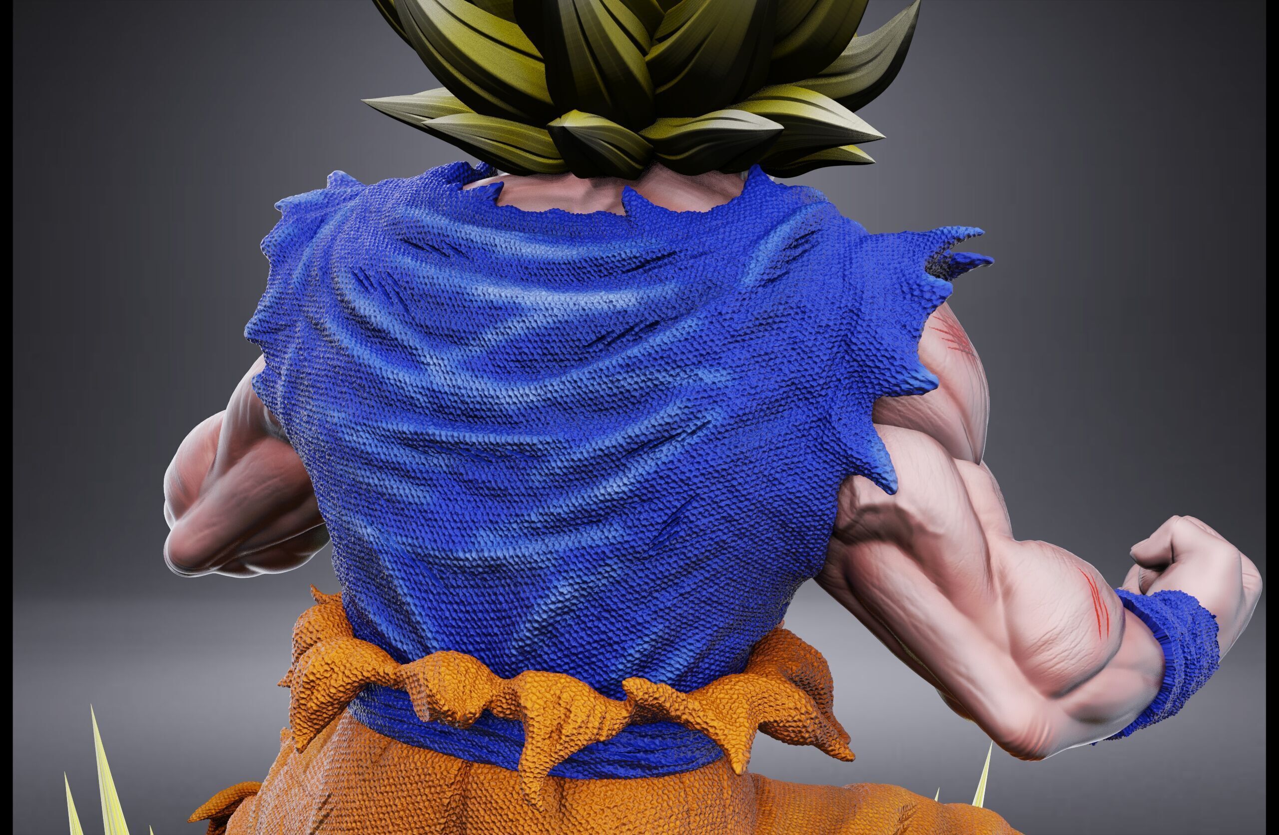 GOKU SSJ1 NAMEK SAGA 3D print model_9