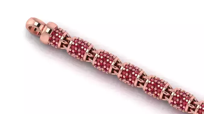 5MM LINK CHAIN FOR NECKLACE WITH STONE