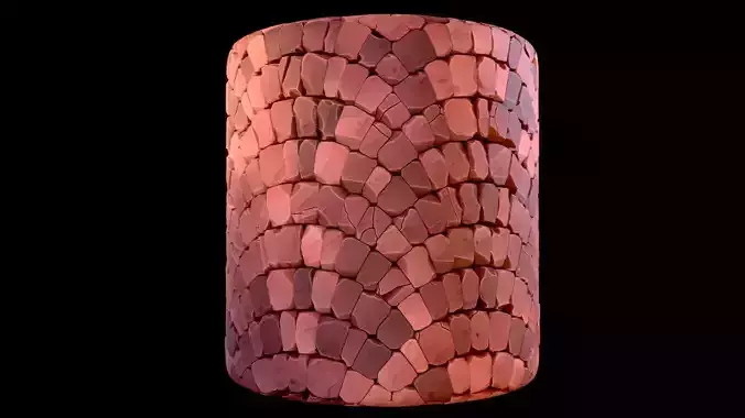 Stylized Pavement Substance PBR material and textures