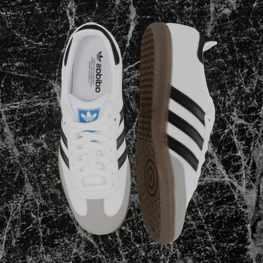 ADIDAS ORIGINALS SAMBA 3D SHOES Low-poly 3D model_2