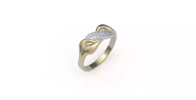 Luxury 3D Print Model  Elegant Ring Design