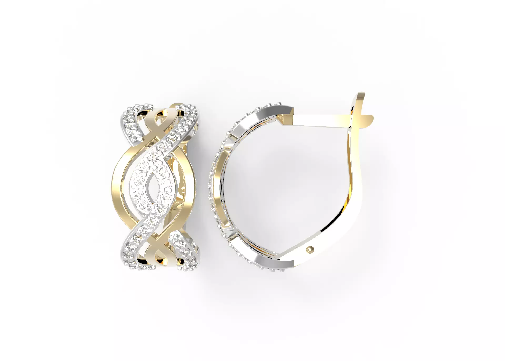 Luxury 3D Print Model  Elegant Ring Design 3D print model_0