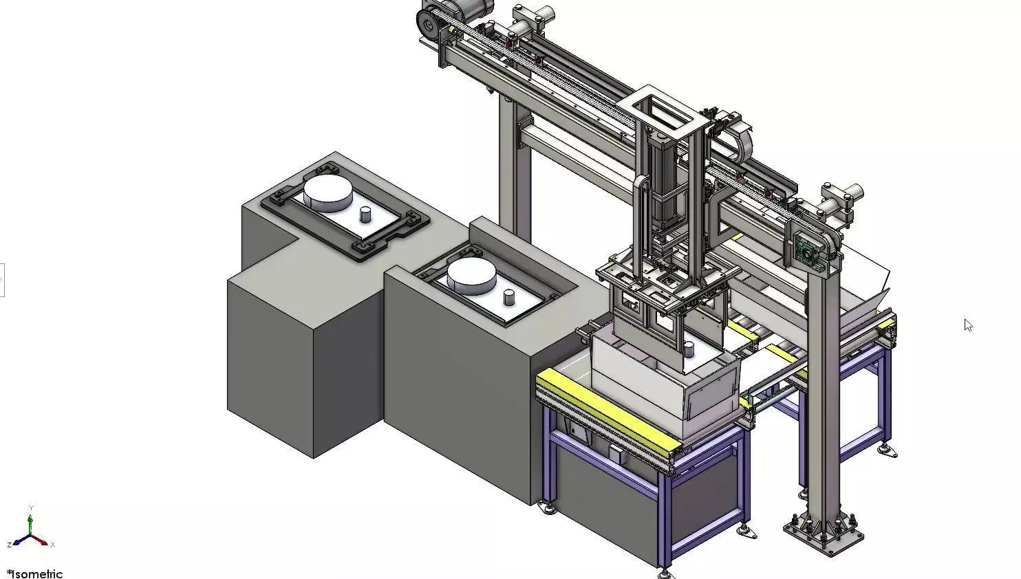 Automated Canning Machine with Robotic Handling System 3D model_0