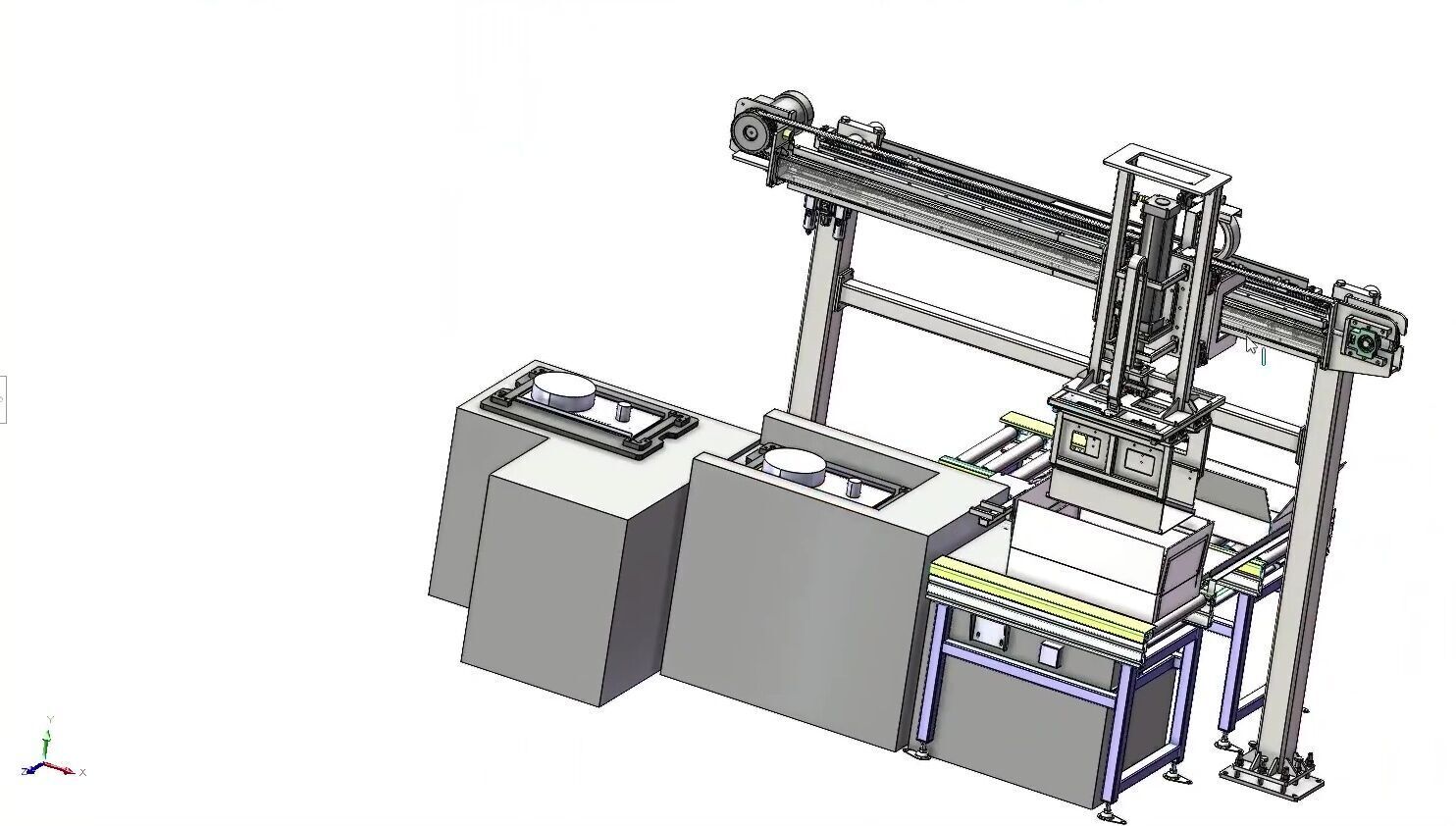 Automated Canning Machine with Robotic Handling System 3D model_12