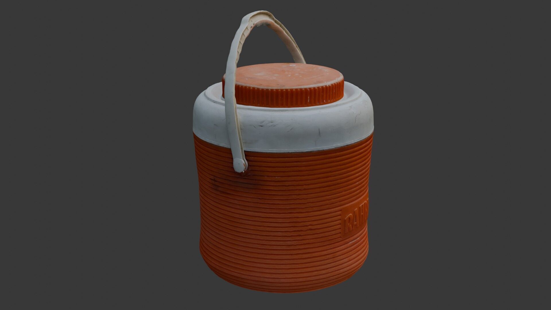 Vintage Water Cooler Jug 3D Scan Low-poly 3D model_5
