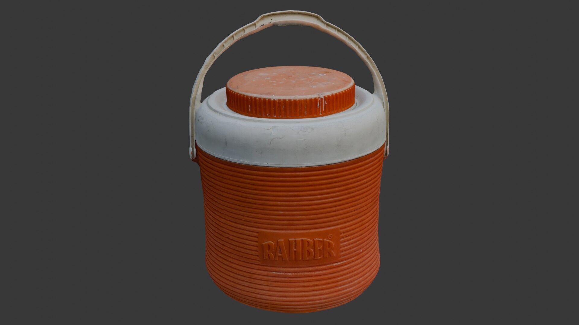 Vintage Water Cooler Jug 3D Scan Low-poly 3D model_4