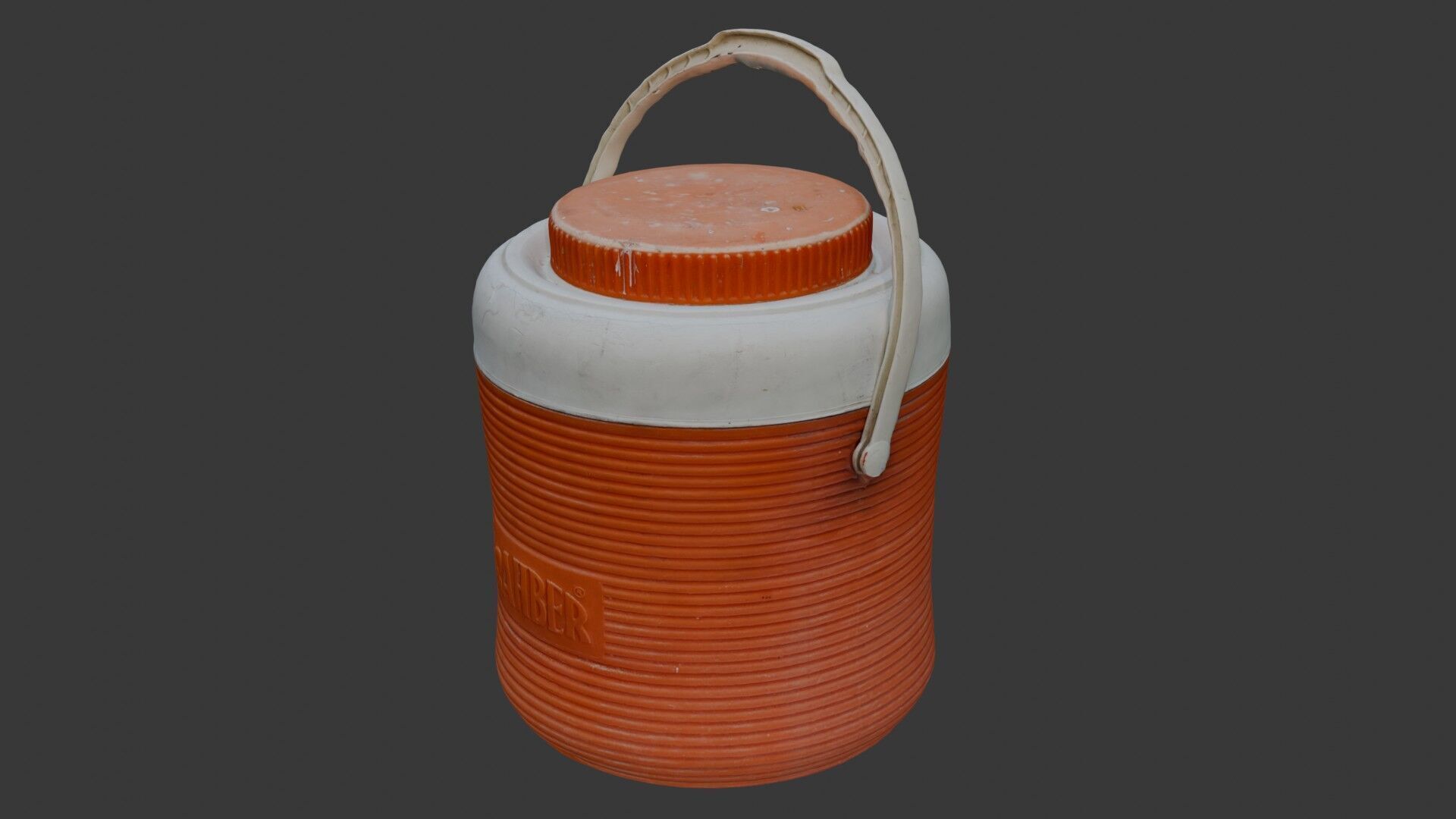 Vintage Water Cooler Jug 3D Scan Low-poly 3D model_1