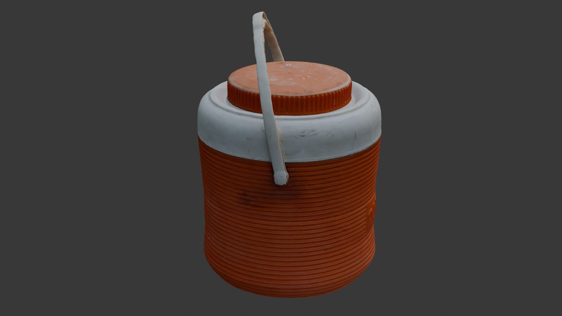 Vintage Water Cooler Jug 3D Scan Low-poly 3D model_6