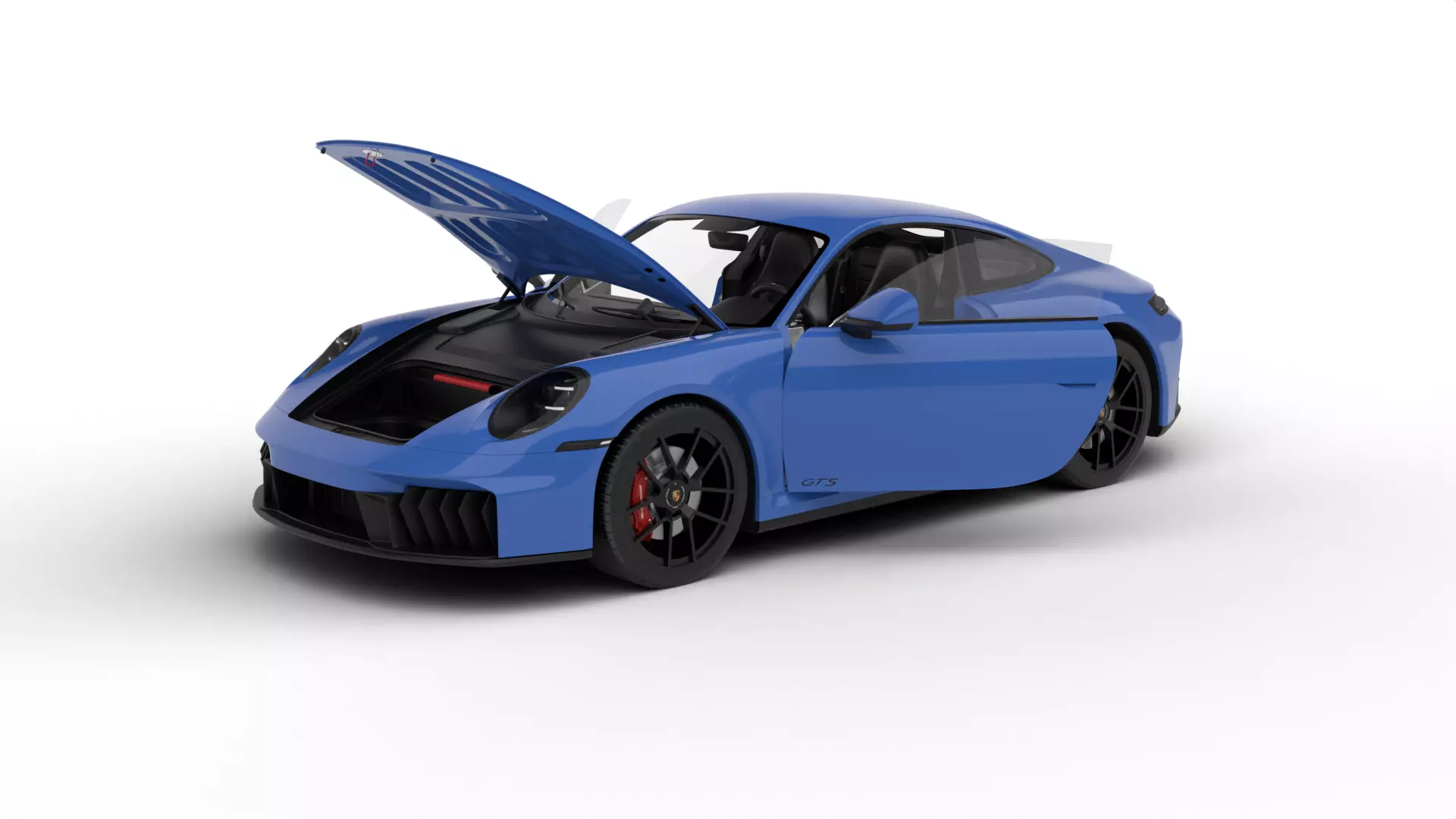 Porsche 911 Carrera GTS 2025 HQ 3d model 3D model