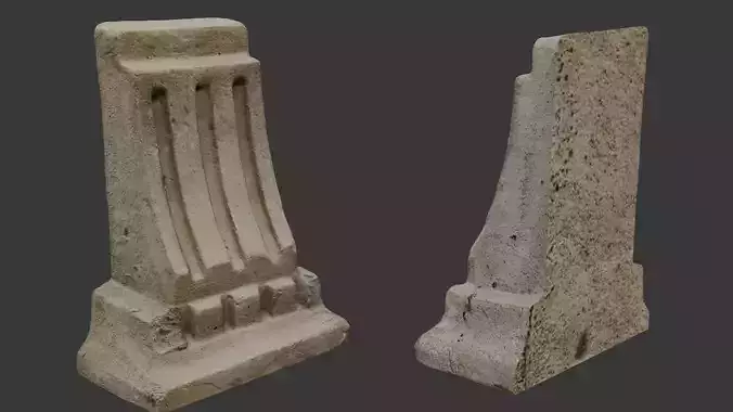 Architectural Concrete Column Support 3D Scan