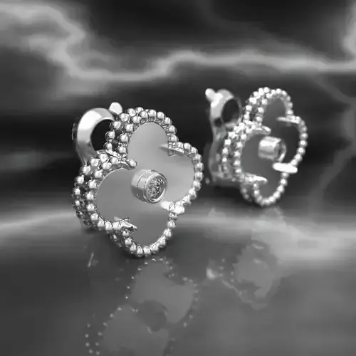 Van Cleef Diamond Earrings