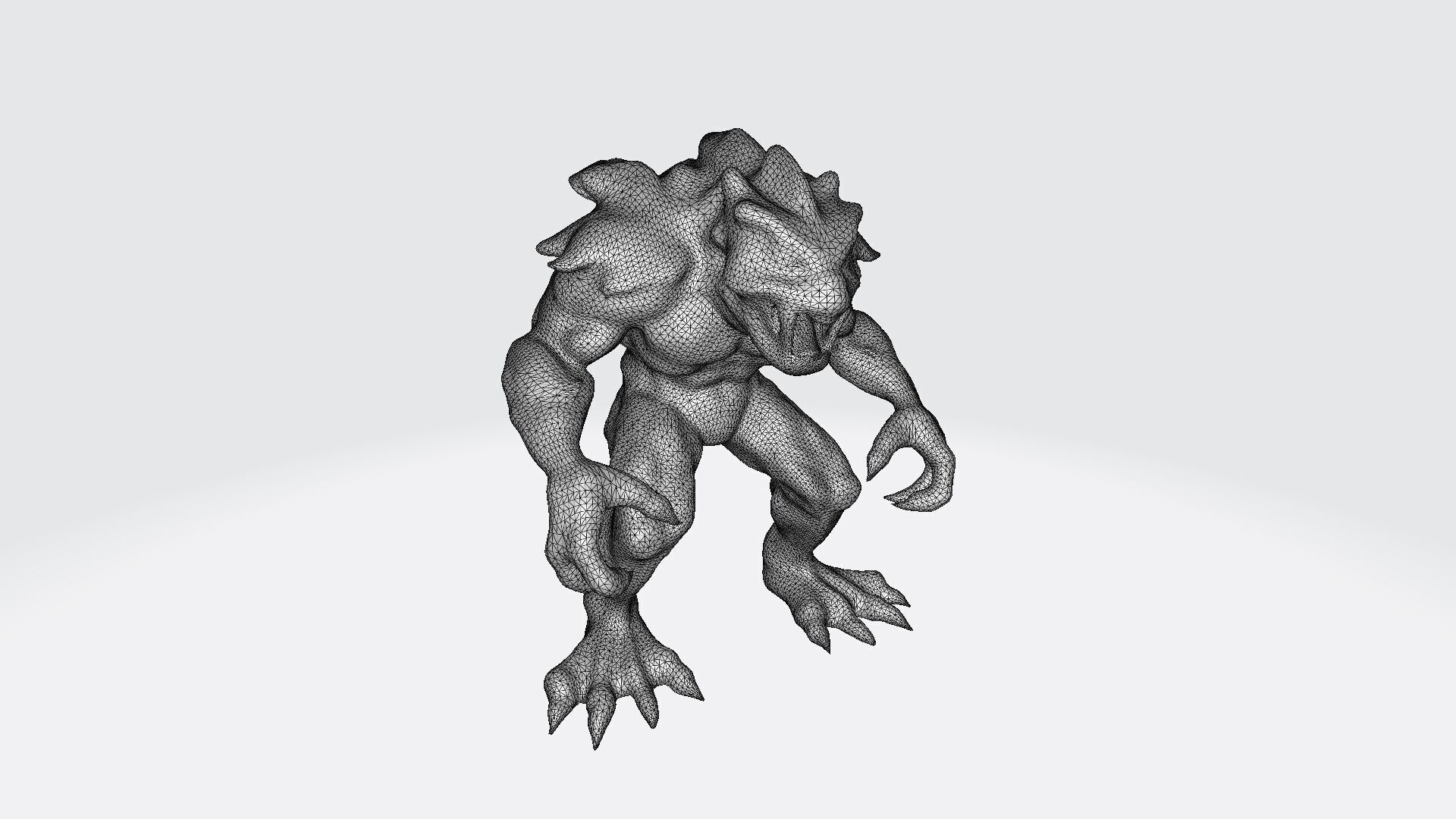 3d Model  Illustration Of An Angry Kale Cartoon Character 3D model_6