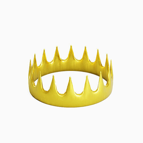 Golden Crown 02 Low-poly 3D model