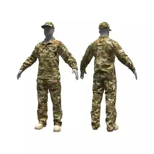  VKPO 3 Russian Army Combat Uniform - Marvelous Designer