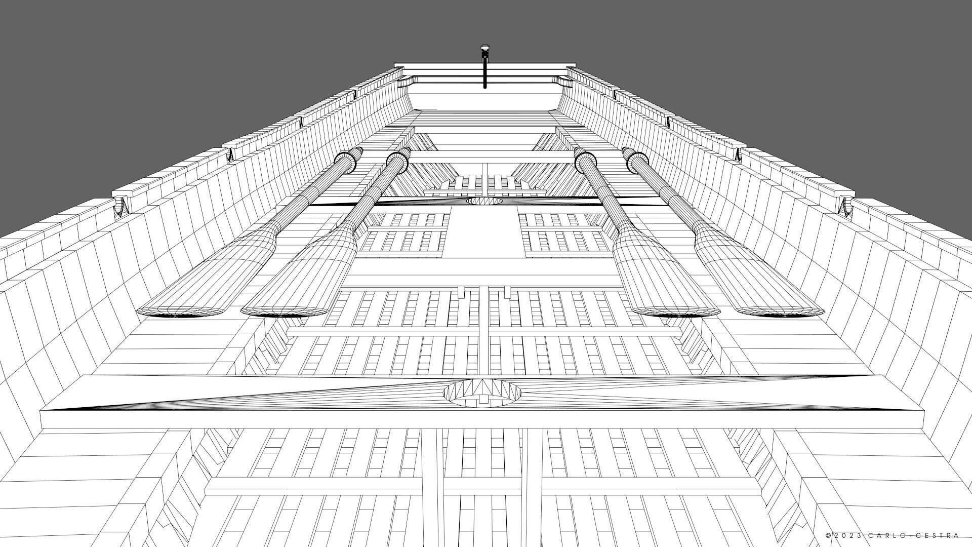 WW2 Italian 8m60cm Lifeboat Low-poly 3D model_43