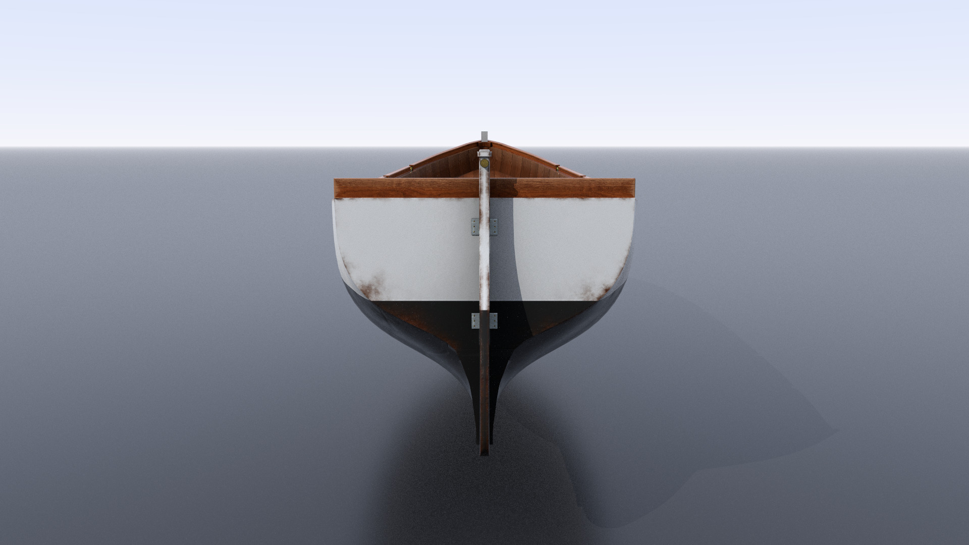 WW2 Italian 8m60cm Lifeboat Low-poly 3D model_11