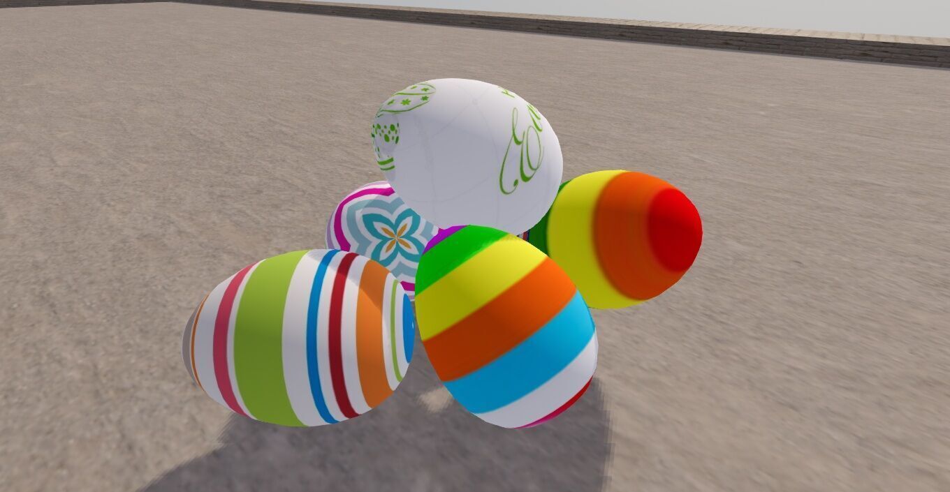 6 Eggs Free 3D model_1