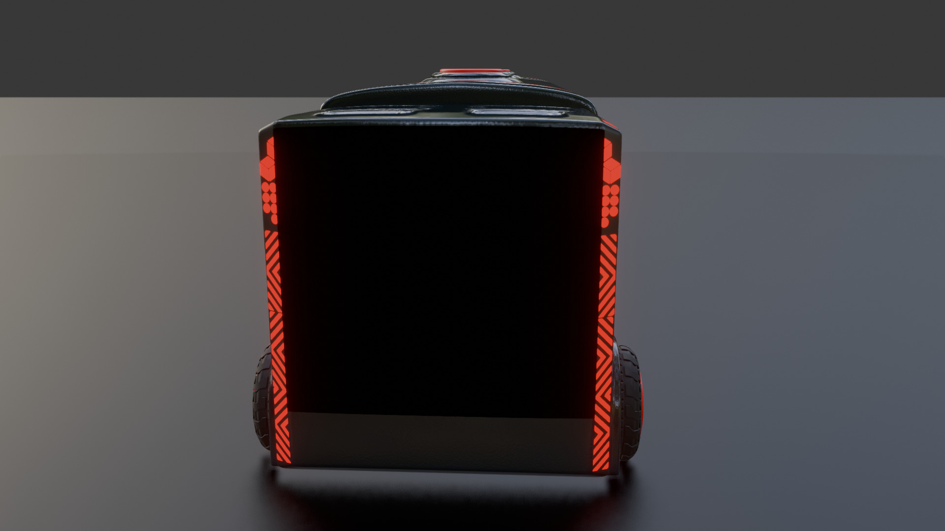 Sci-Fi Heavy Transport Truck 3D model_37