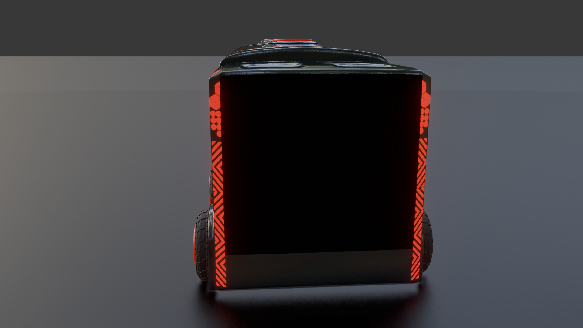 Sci-Fi Heavy Transport Truck 3D model_33