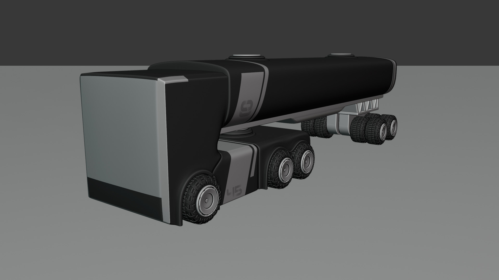 Sci-Fi Heavy Transport Truck 3D model_52