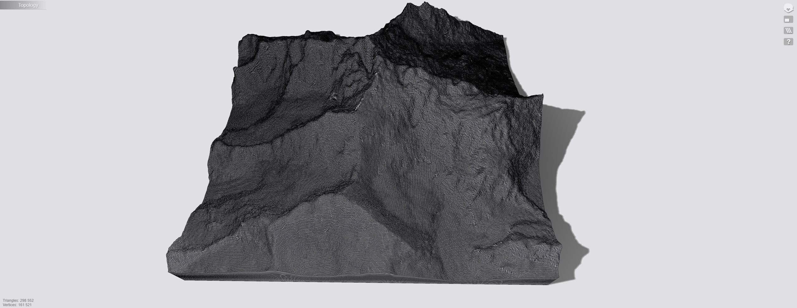 Mountain landscape Kanchenjunga Himalayas 3D model_11