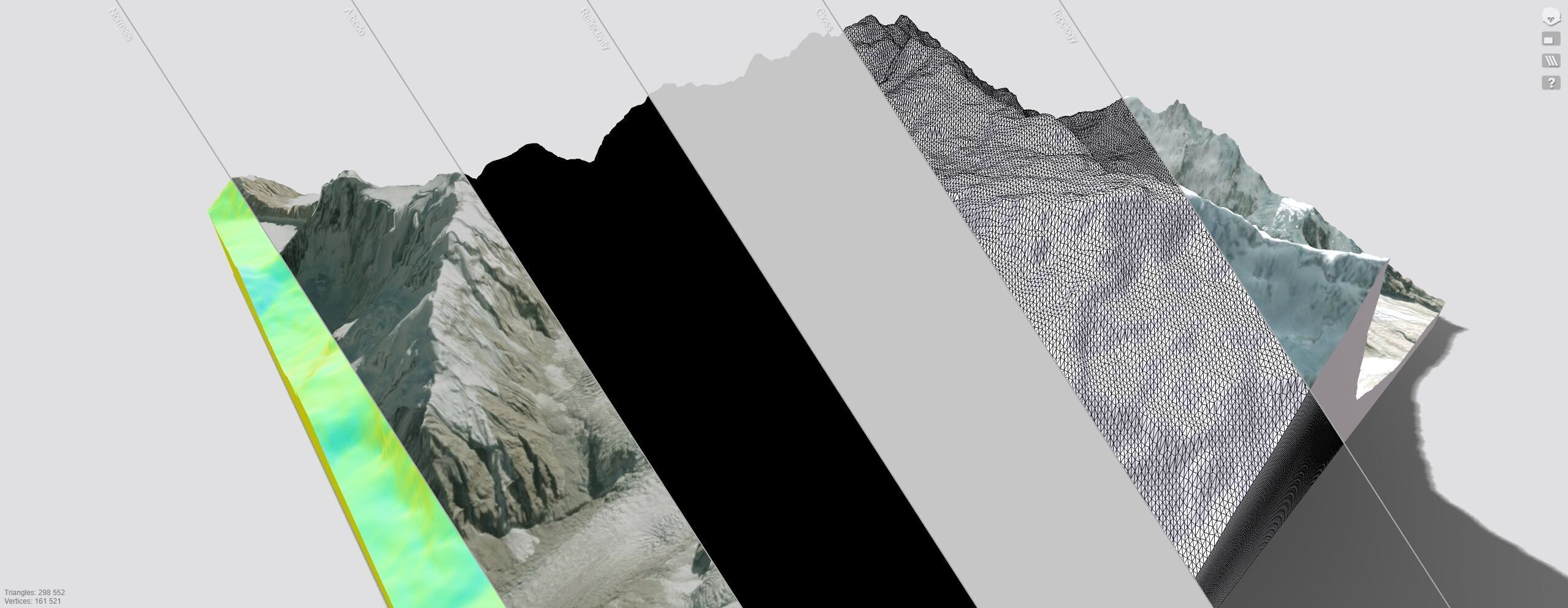 Mountain landscape Kanchenjunga Himalayas 3D model_9