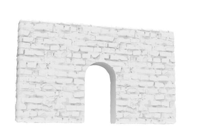 Brick wall short door  Geometry only Free 3D model
