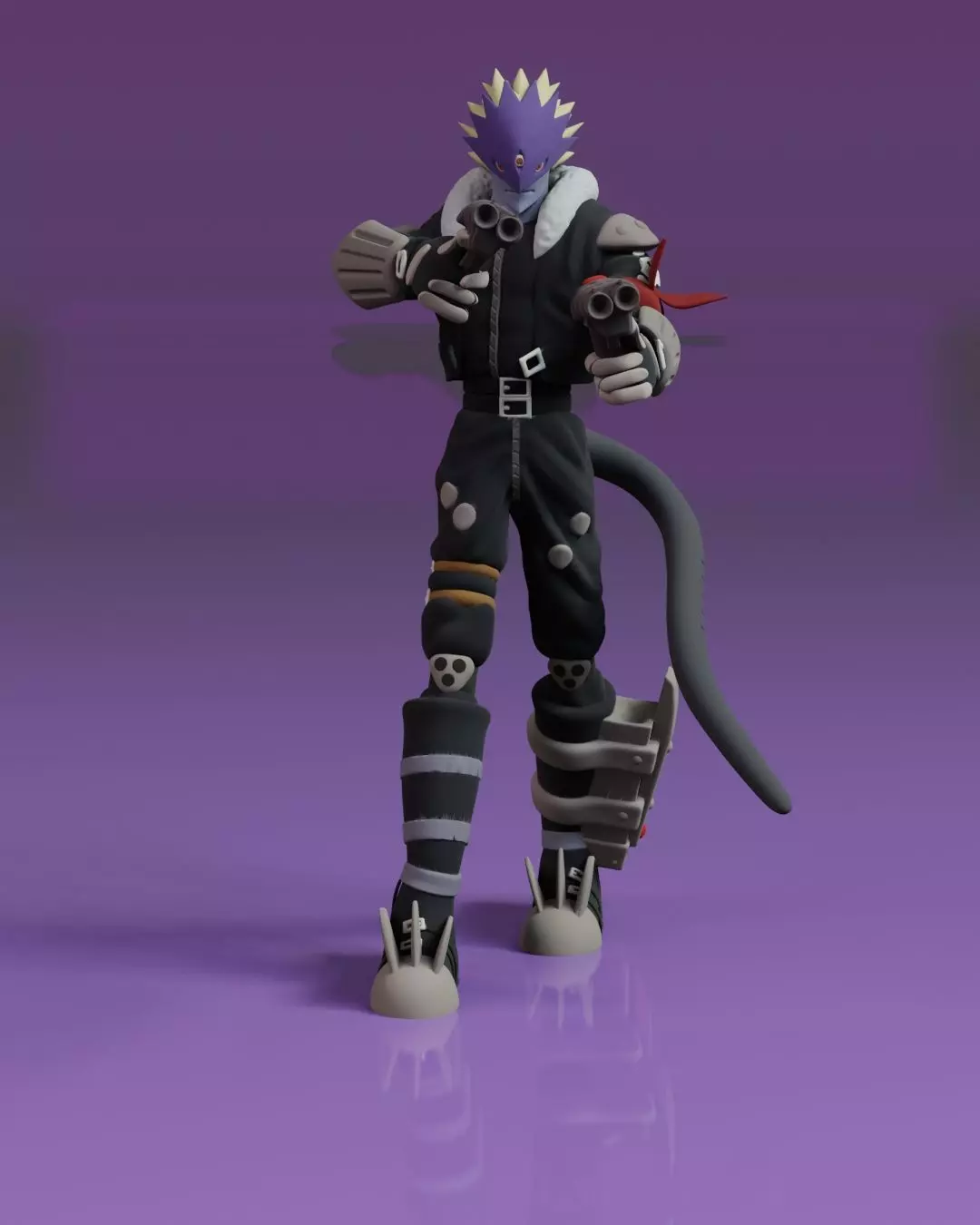 Beelzemon Digimon 3D print model