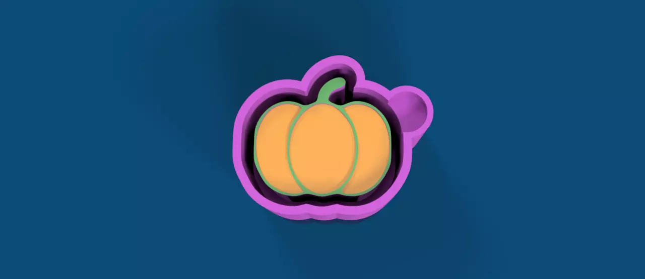 Pumpkin Freshie Mold wax melt candy choco 3D print model