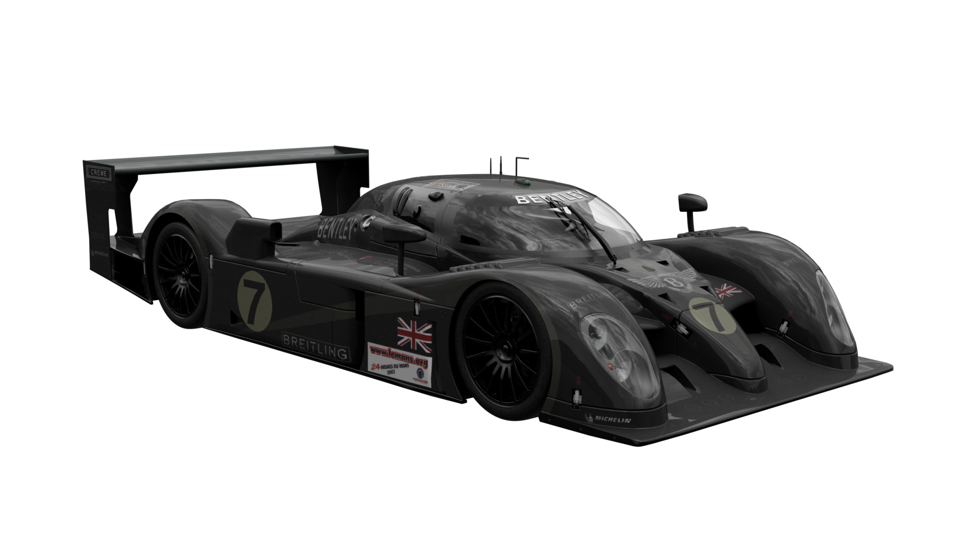 2001 Bentley Speed 8 - Le Mans Racing Car 3D Model 3D model | CGTrader
