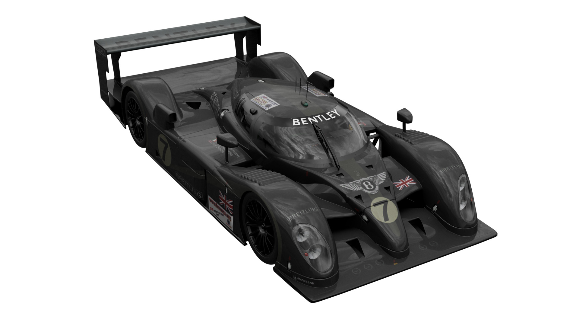 2001 Bentley Speed 8 - Le Mans Racing Car 3D Model 3D model | CGTrader