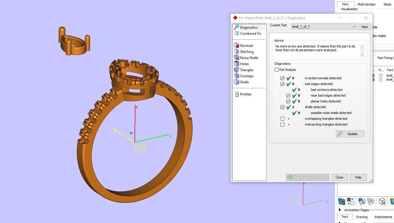 Engagement Ring 3D print model_5