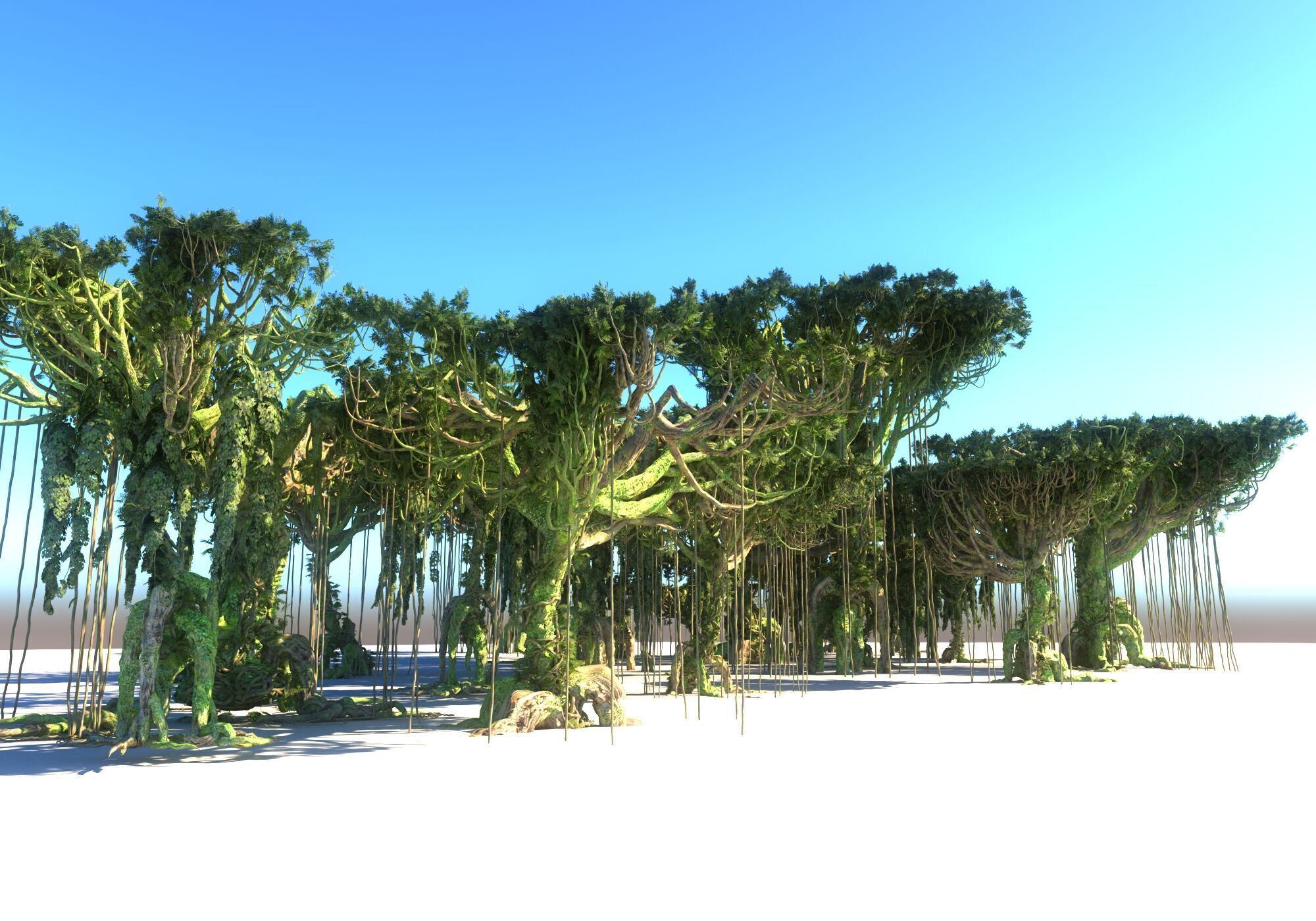 Rainforest Pack 12 Low-poly 3D model_1