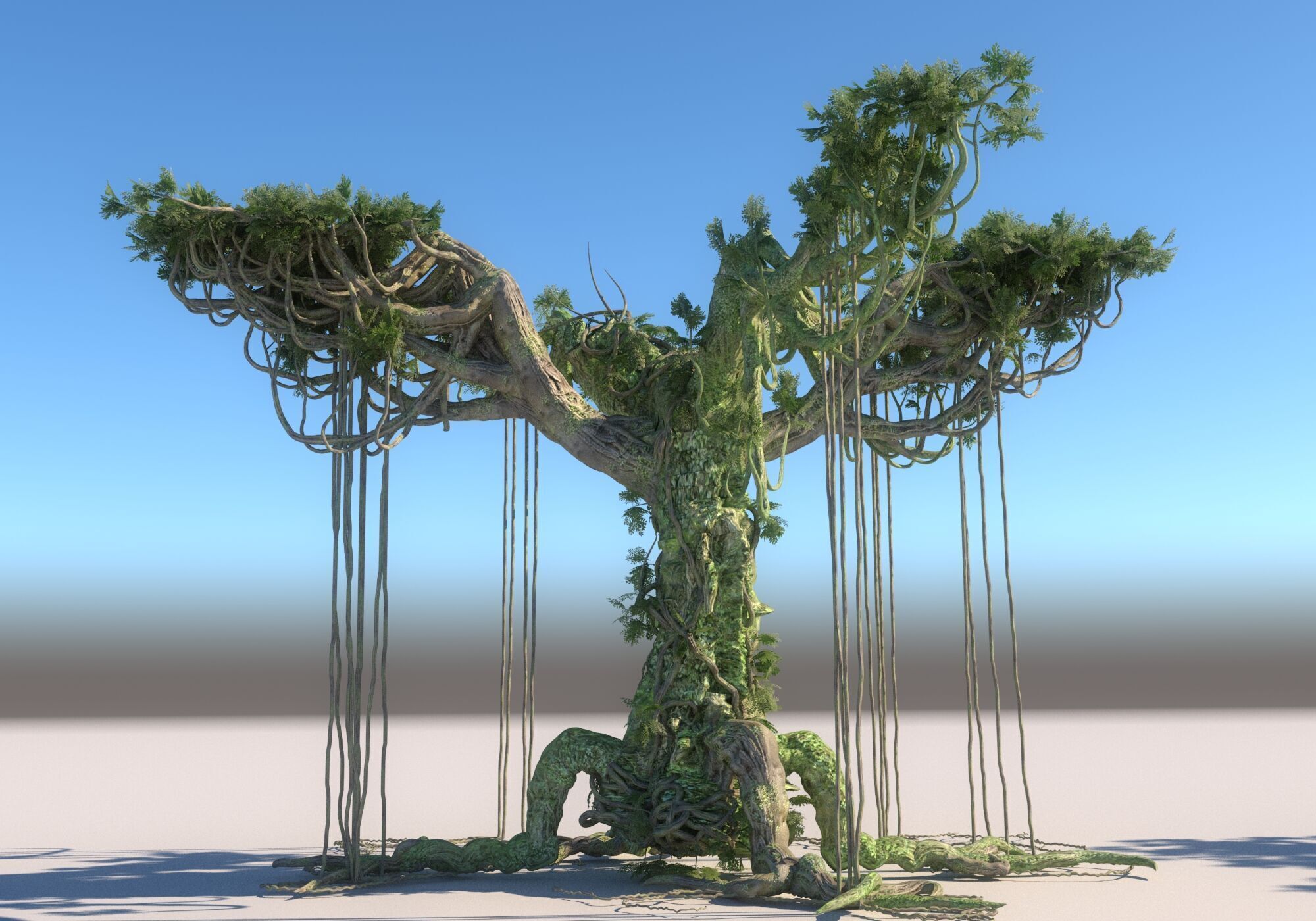 Rainforest Pack 12 Low-poly 3D model_6