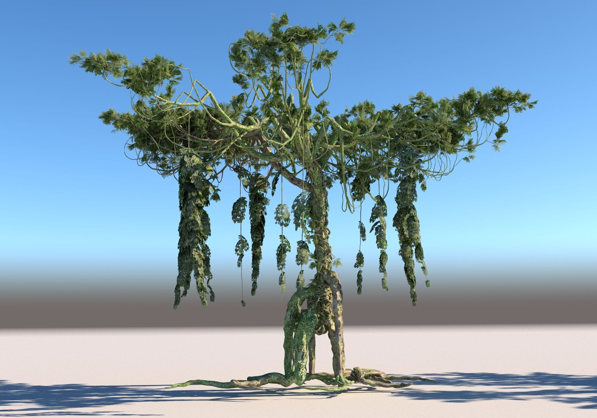 Rainforest Pack 12 Low-poly 3D model_8