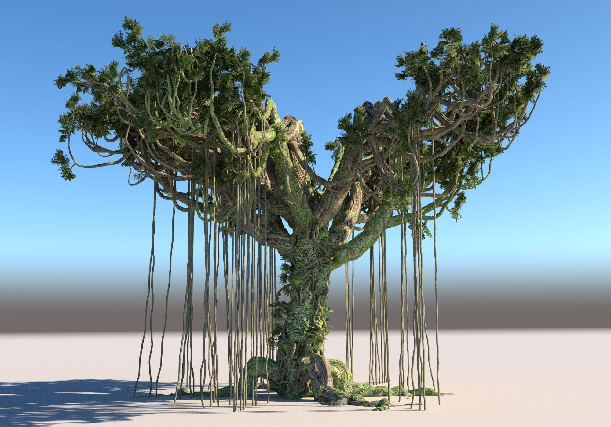 Rainforest Pack 12 Low-poly 3D model_17