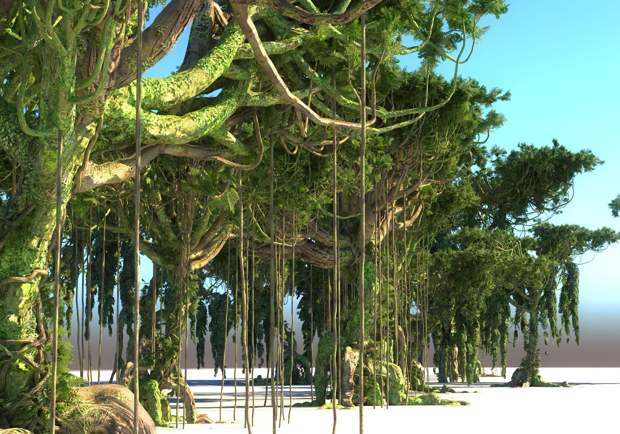 Rainforest Pack 12 Low-poly 3D model_2