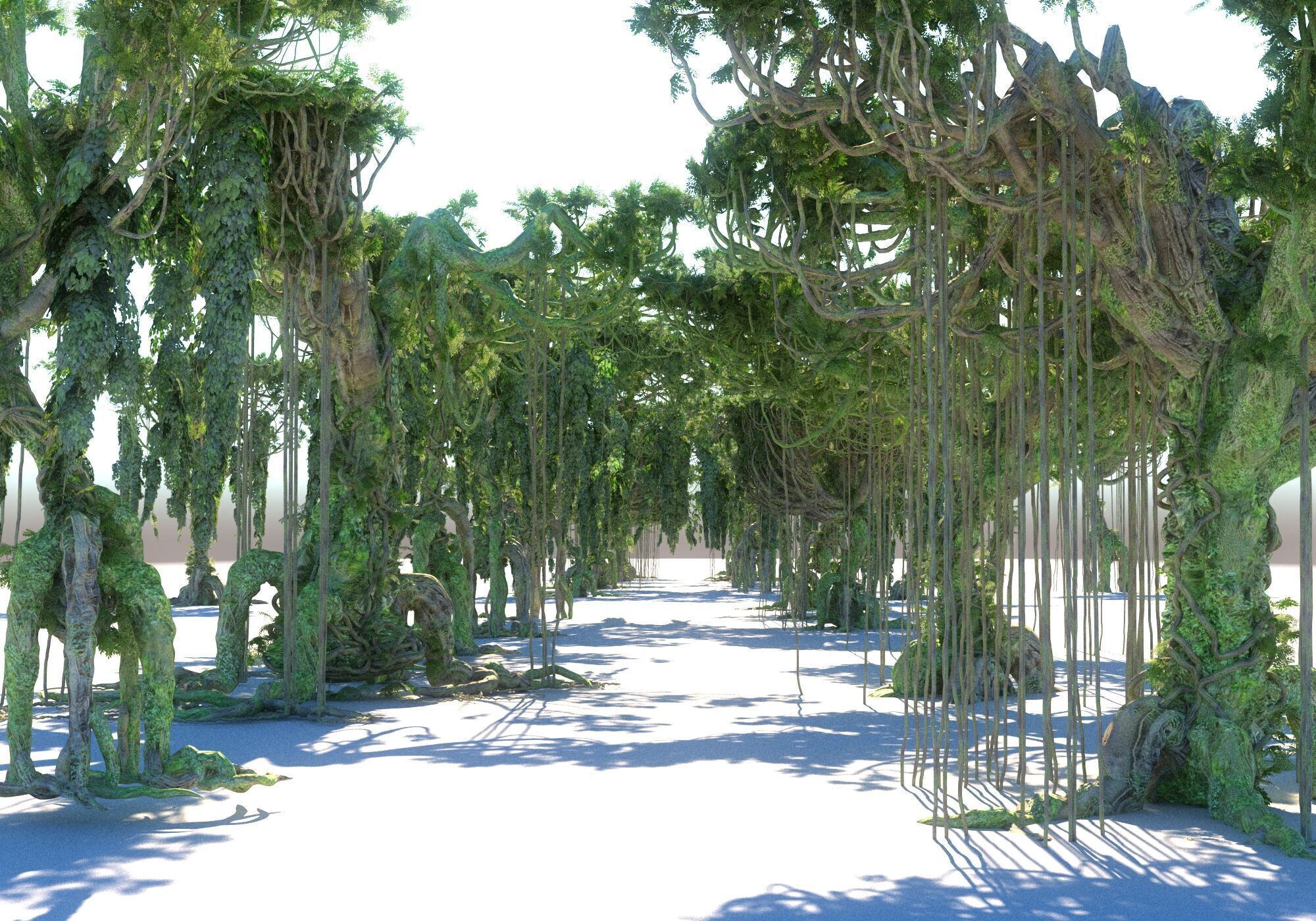 Rainforest Pack 12 Low-poly 3D model_4