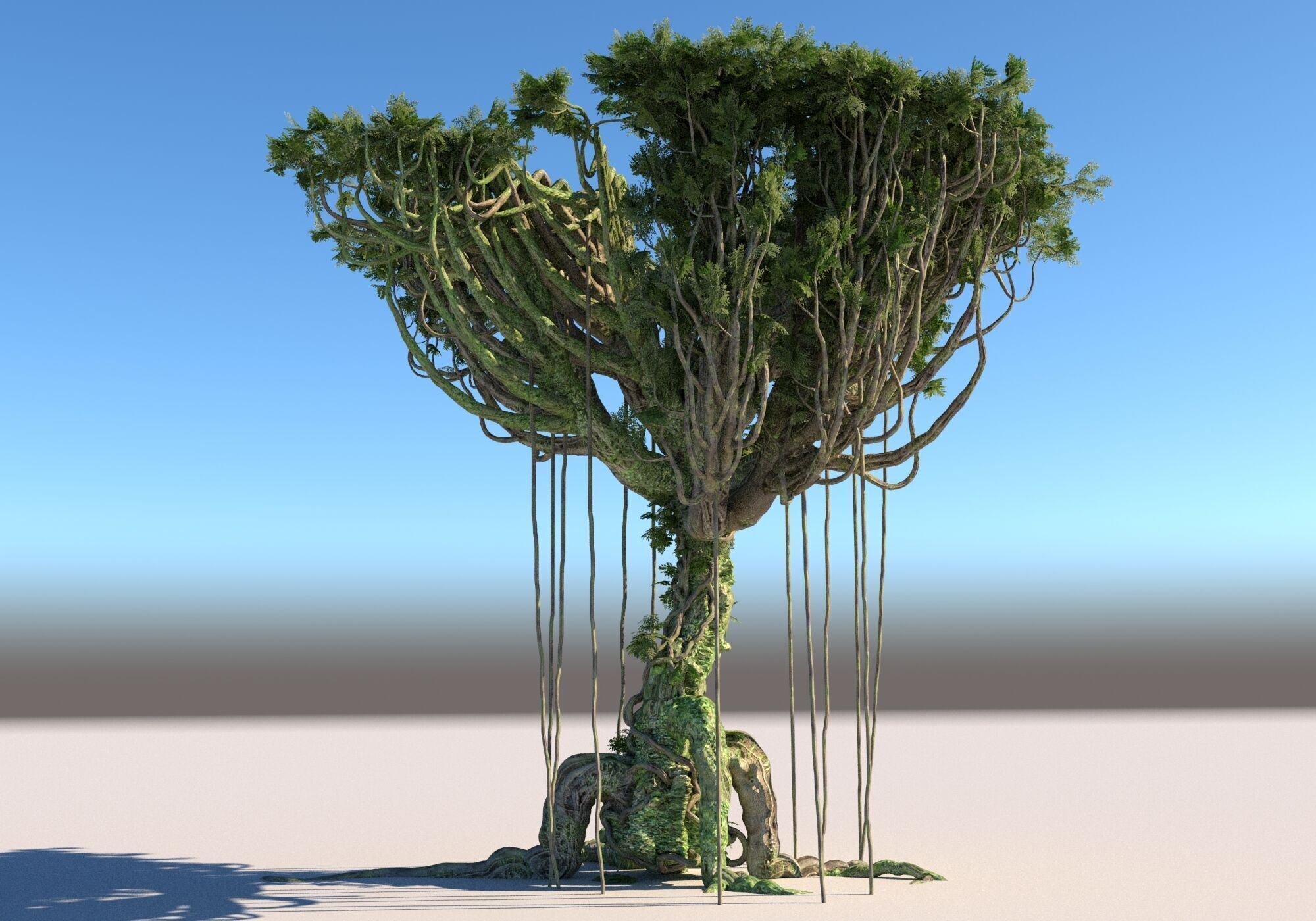 Rainforest Pack 12 Low-poly 3D model_14