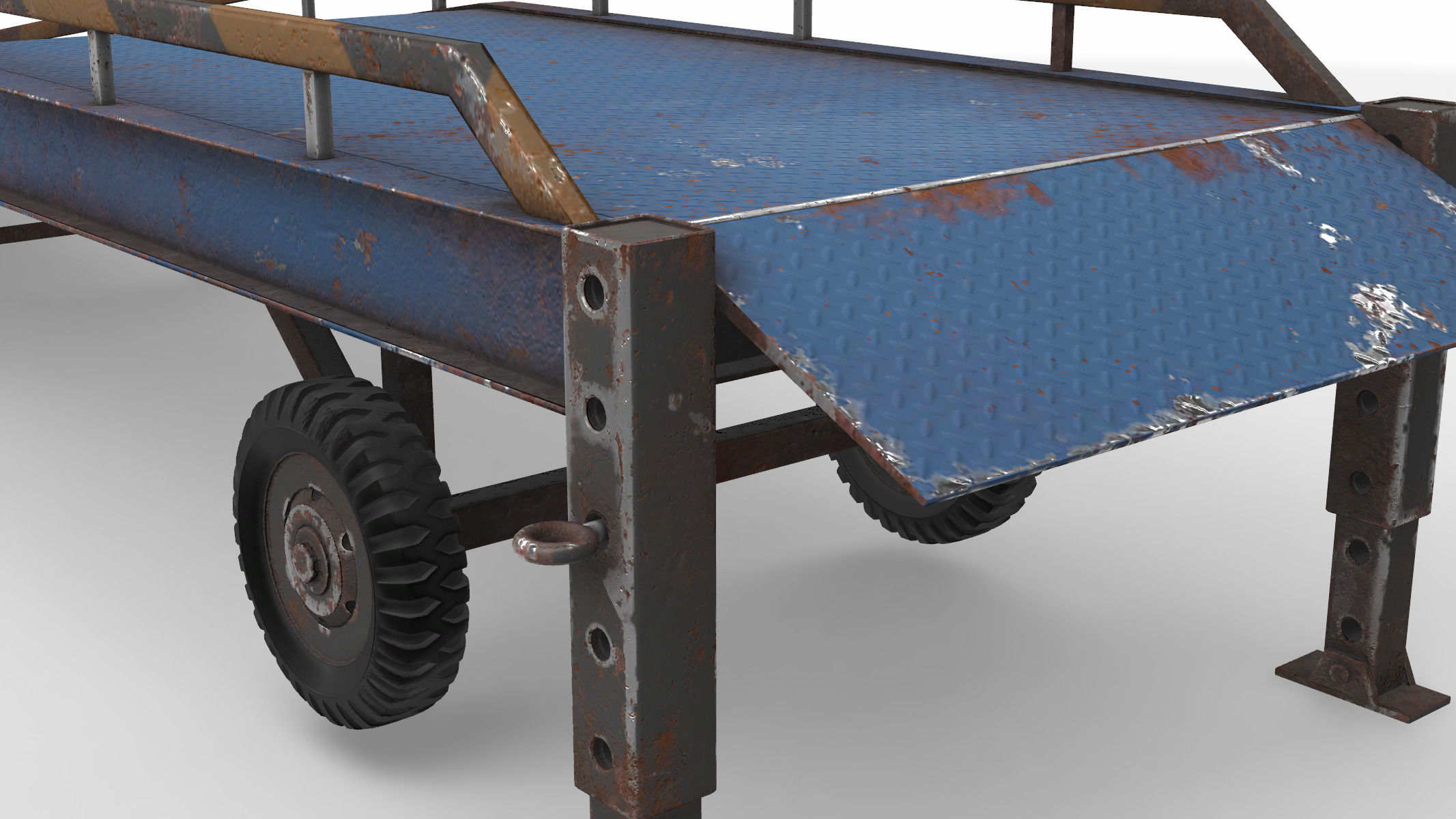 mobile loading ramp 01 3D model_4