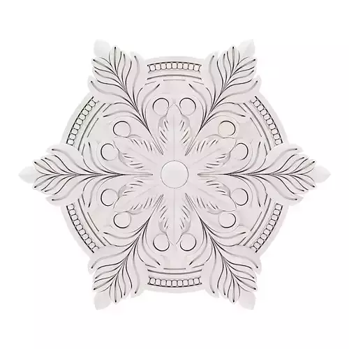 ceiling medallion gypsum pattern