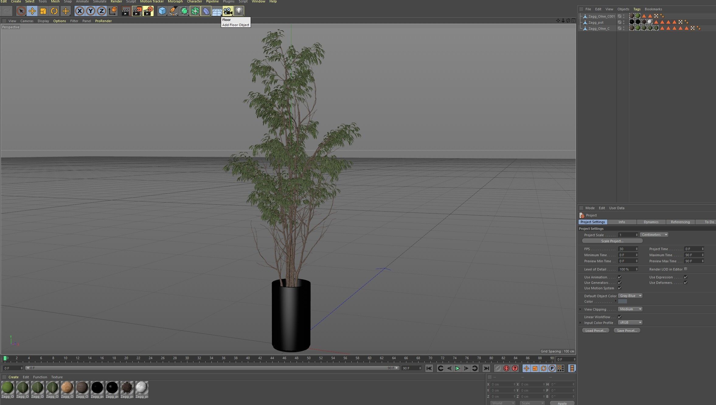 Plants collection 1193 3D model_7