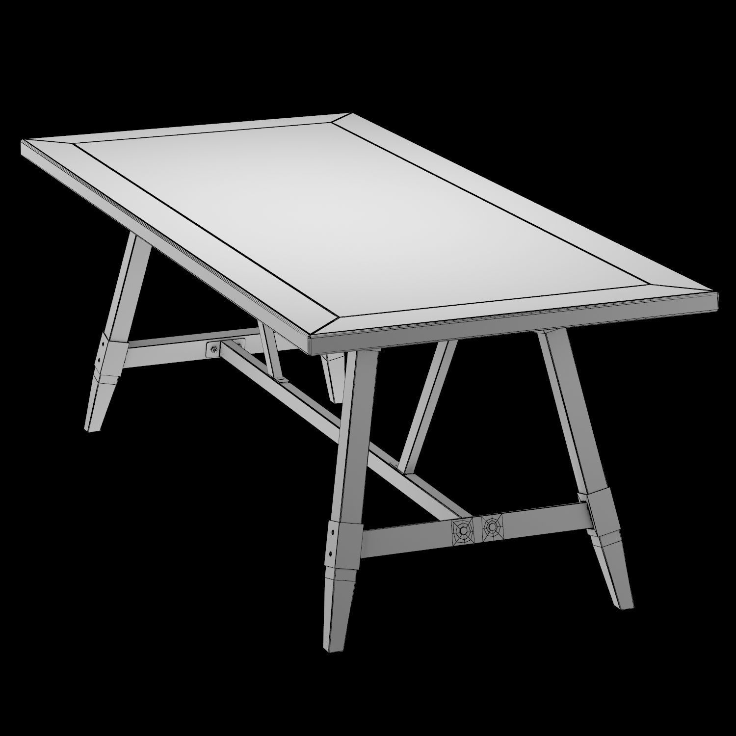 Table College 3D model_5