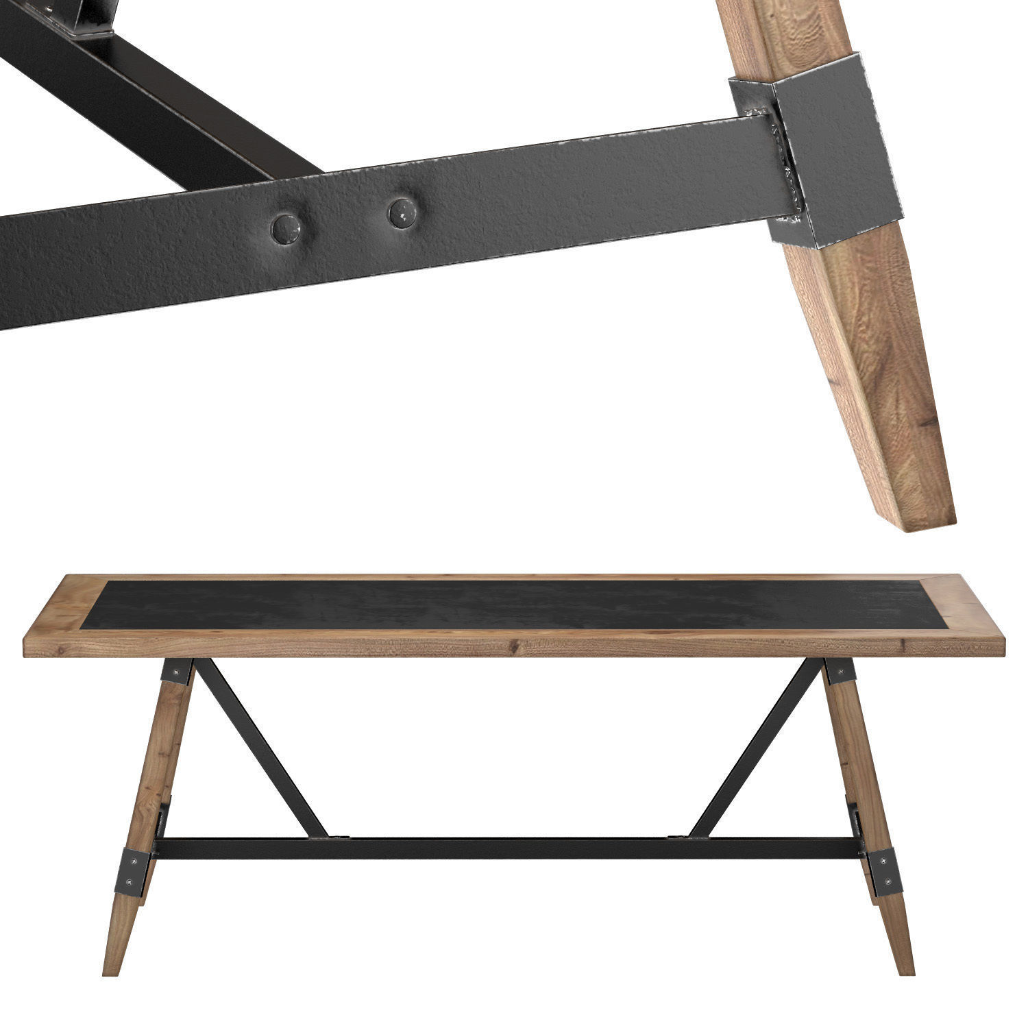 Table College 3D model_2