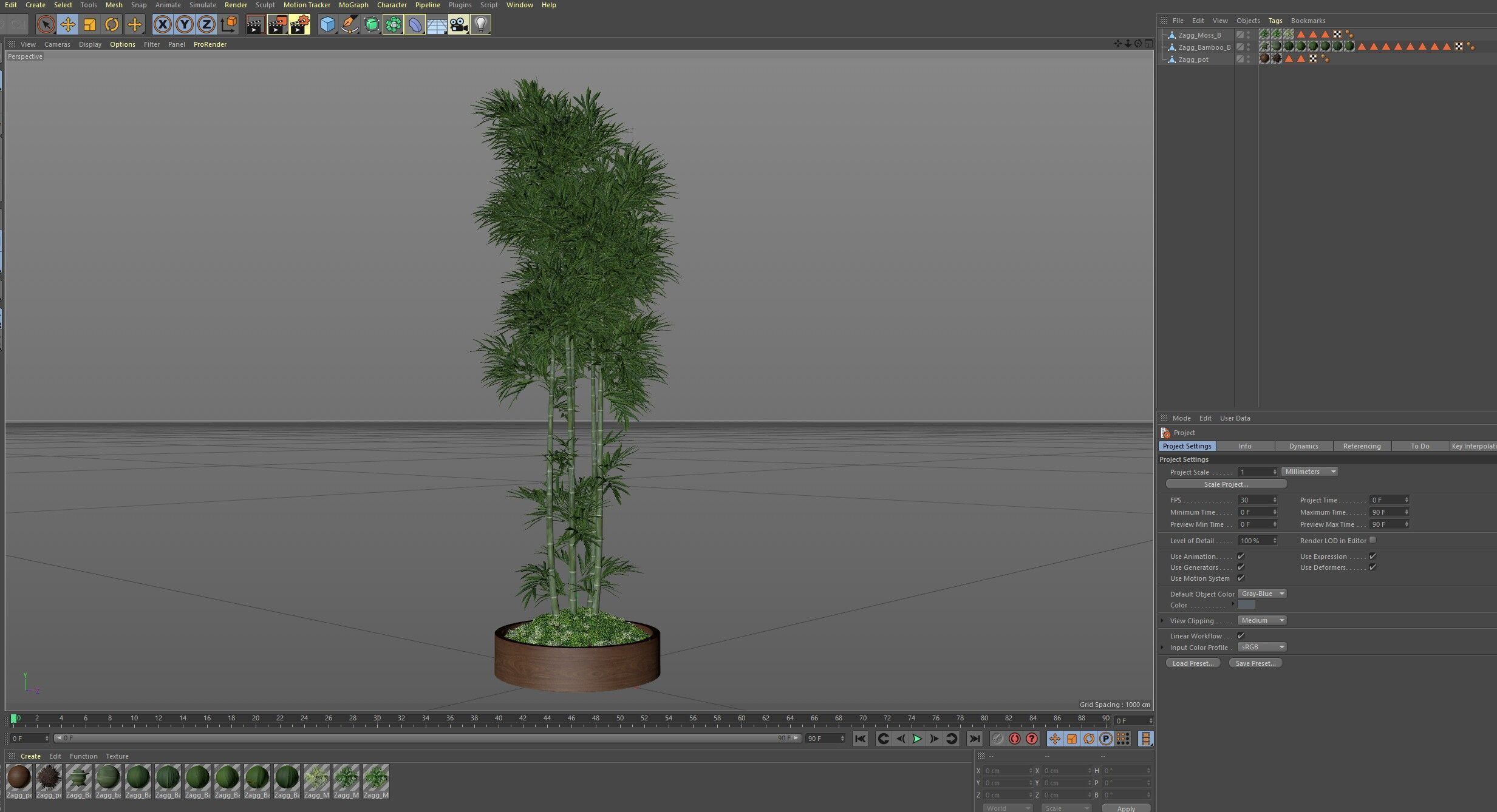 Plants collection 1194 3D model_7